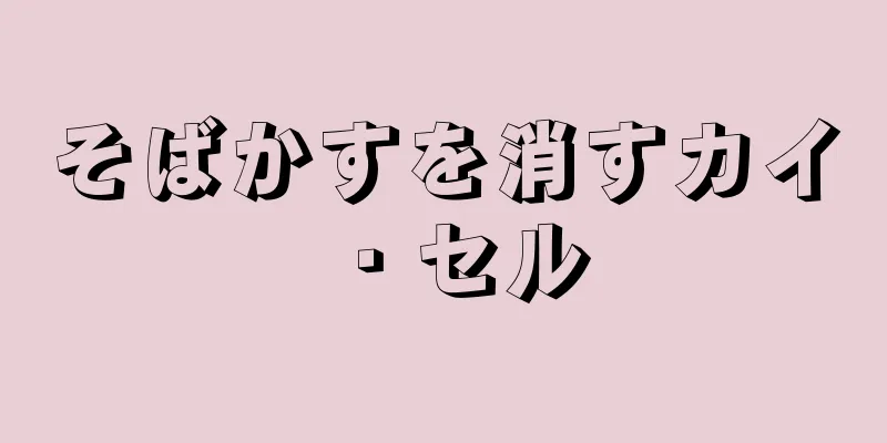 そばかすを消すカイ・セル