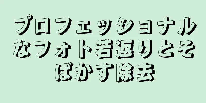 プロフェッショナルなフォト若返りとそばかす除去