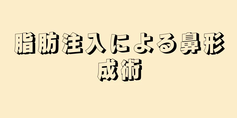 脂肪注入による鼻形成術