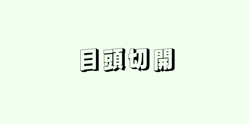 目頭切開