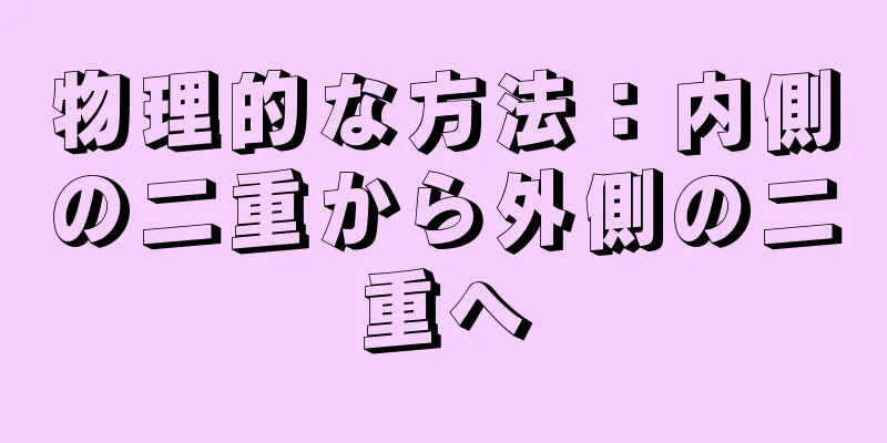 物理的な方法：内側の二重から外側の二重へ