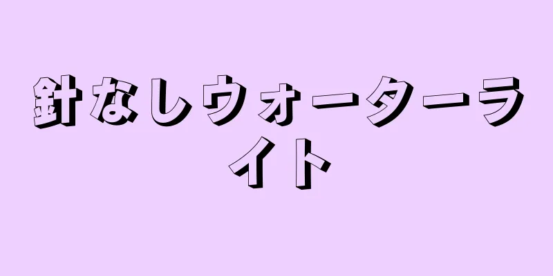 針なしウォーターライト