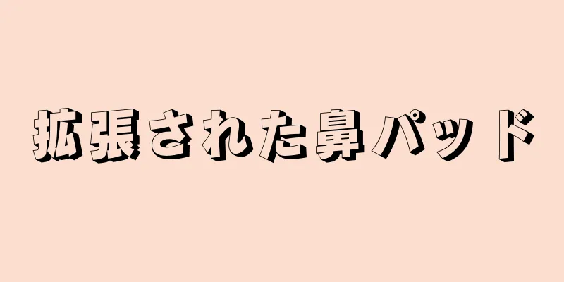 拡張された鼻パッド