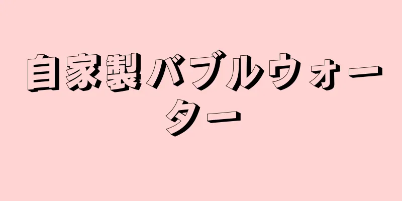 自家製バブルウォーター