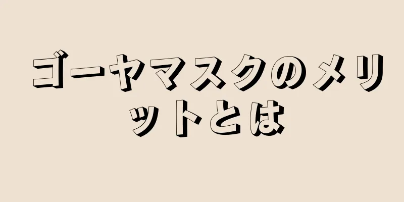 ゴーヤマスクのメリットとは