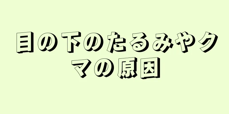 目の下のたるみやクマの原因