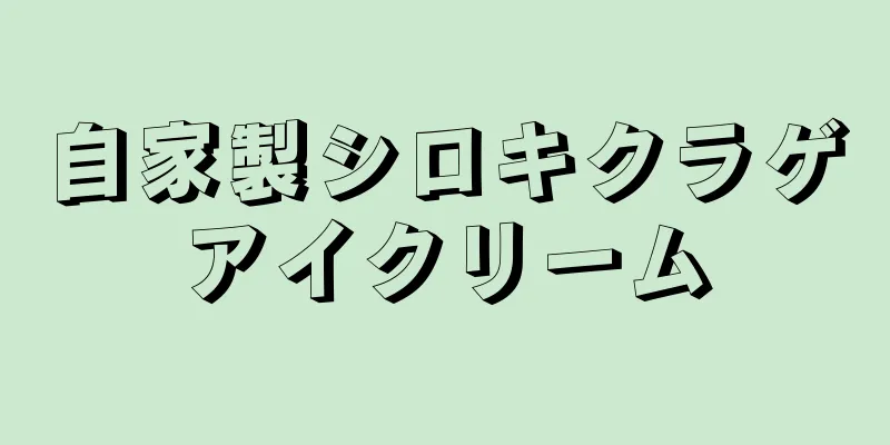 自家製シロキクラゲアイクリーム