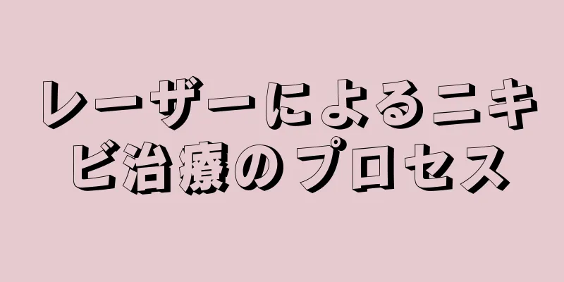 レーザーによるニキビ治療のプロセス