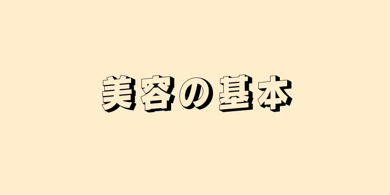 美容の基本