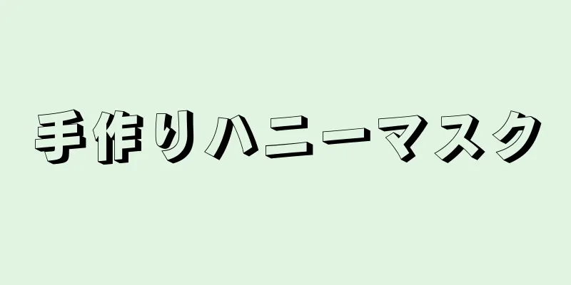 手作りハニーマスク